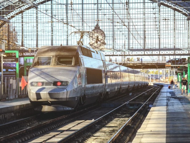TGV en gare de Bordeaux Saint-Jean