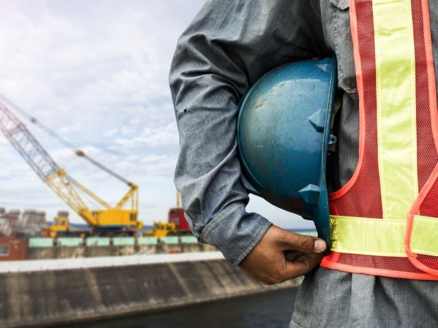 Salarié compagnon chantier ouvrier