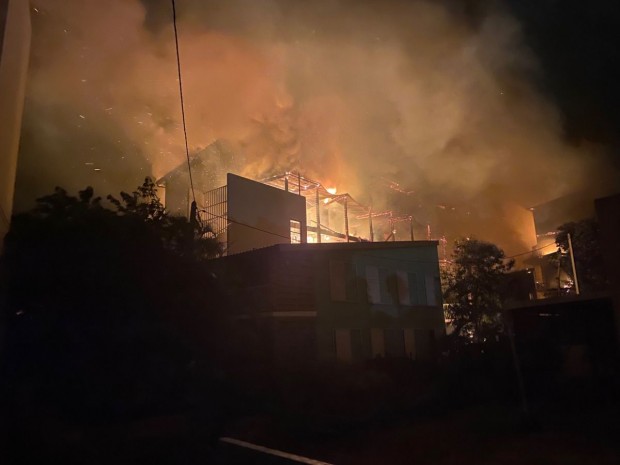 Incendie à La Réunion