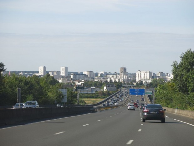 L'autoroute A10 à Tours