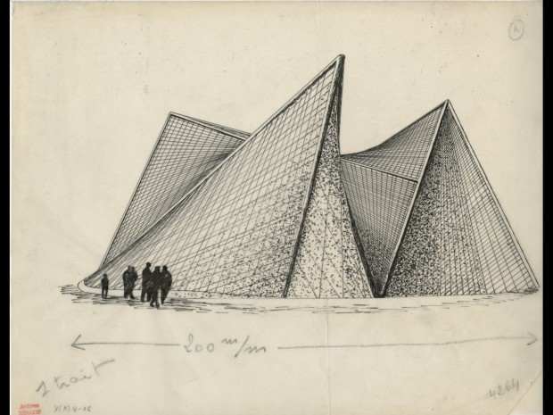 Pavillon Philips, Iannis Xenakis