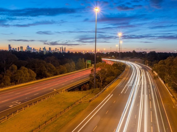 Route à l'est de Melbourne