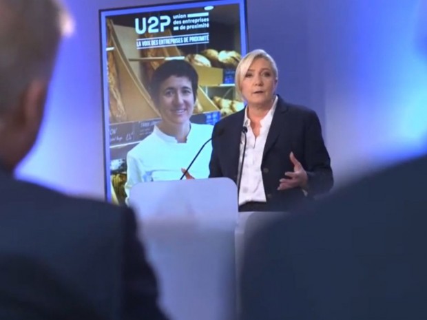 Marine Le Pen devant l'U2P 17032022