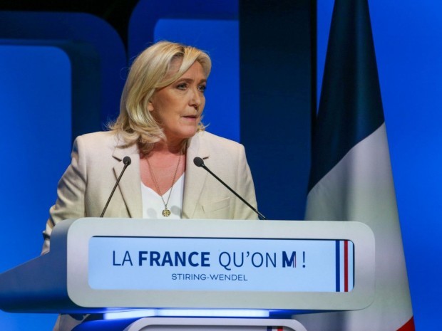 Marine Le Pen en campagne