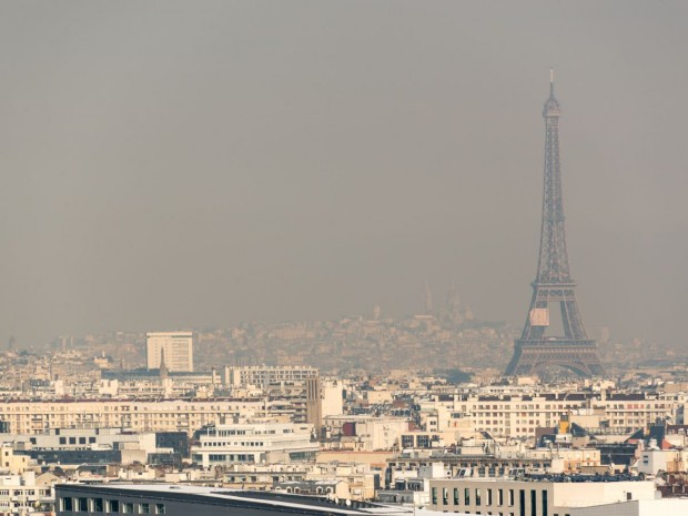 Paris sous la pollution