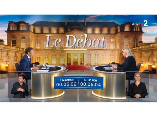 Débat entre M. Le Pen et E. Macron : ce qui a ...