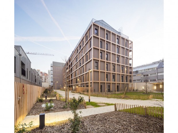 Archi5 logements sociaux Paris structure bois