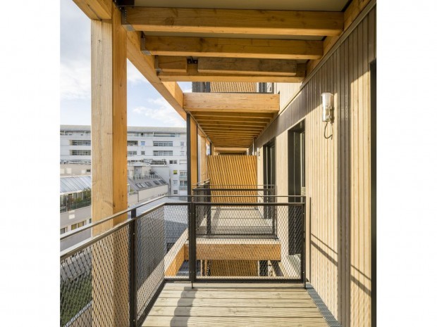 Archi5 logements sociaux Paris structure bois