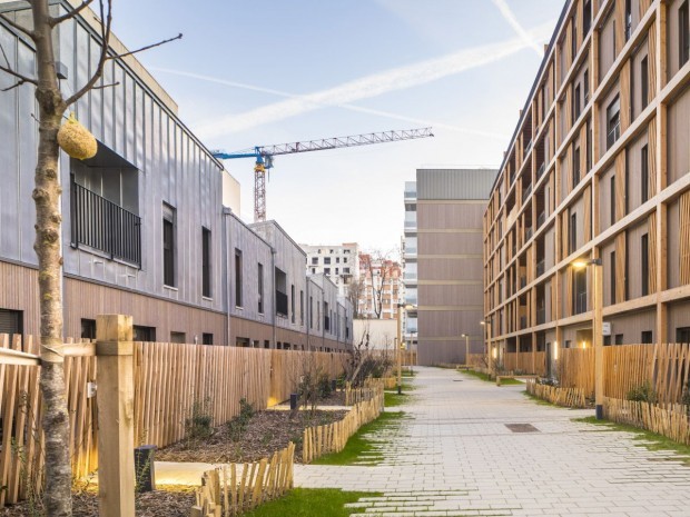 Archi5 logements sociaux Paris structure bois