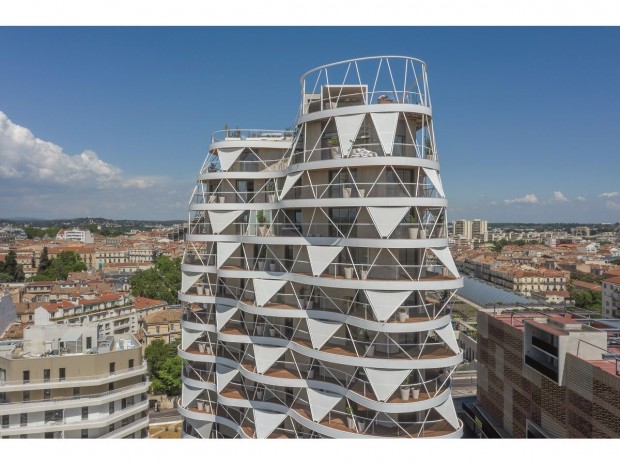 La tour Higher Roch, à Montpellier