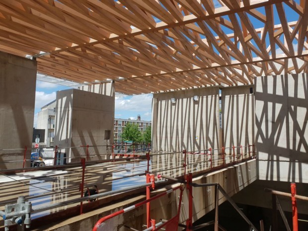 Chantier Kremlin-Bicêtre Hôpital ligne 14