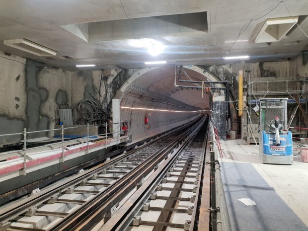 Chantier Kremlin-Bicêtre Hôpital ligne 14