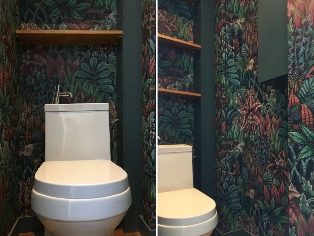 Des toilettes à la déco originale