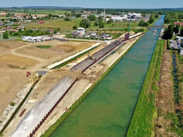 Canal Seine Nord Europe quai Ribécourt