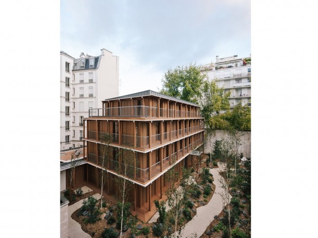 14 logements en c&oelig;ur d'ilot à paris