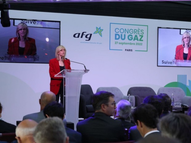 Agnès Pannier-Runacher au Congrès du gaz 2022