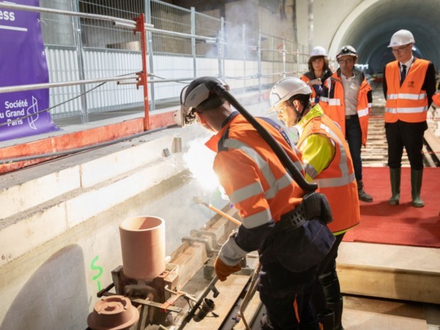 Clément Beaune ministre gare Saint-Denis Pleyel