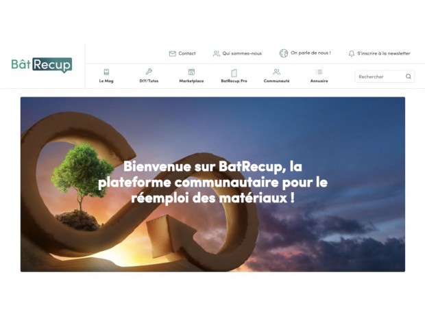 BâtRécup plateforme réemploi matériaux chantier