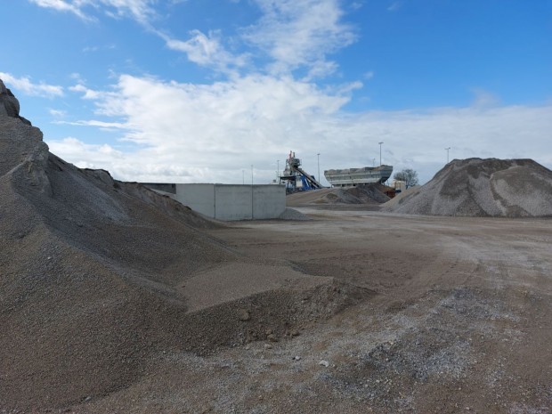 Première phase de travaux piste 1 de Roissy - Charles-de-Gaulle