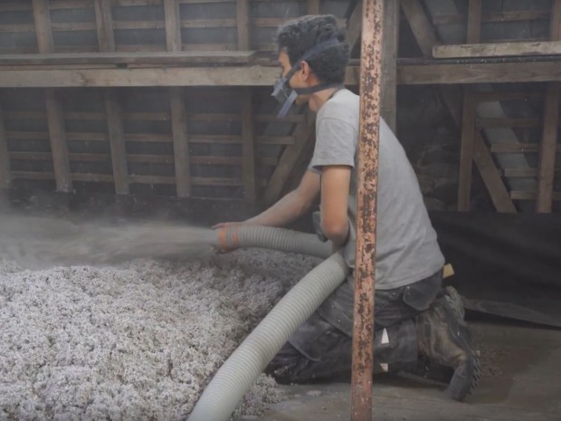 Vidéo sur la ouate de cellulose