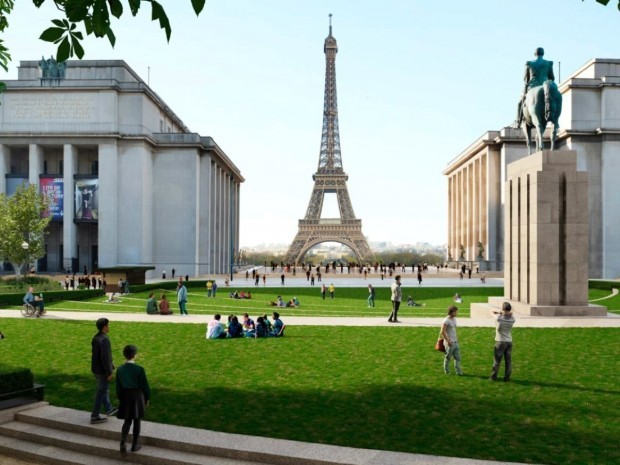 Projet de réaménagement du Trocadéro