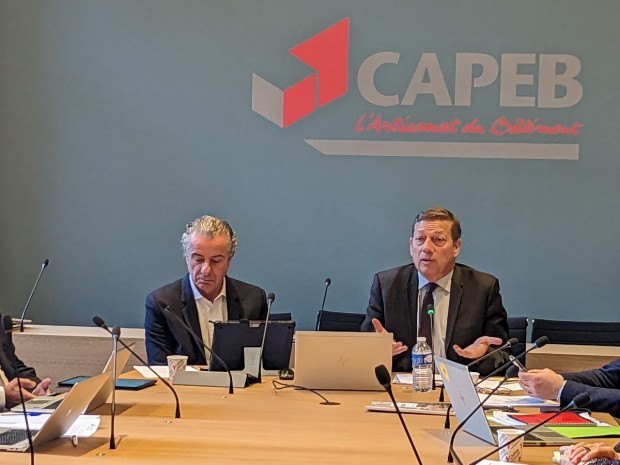 Conférence de presse de la Capeb, 18012023