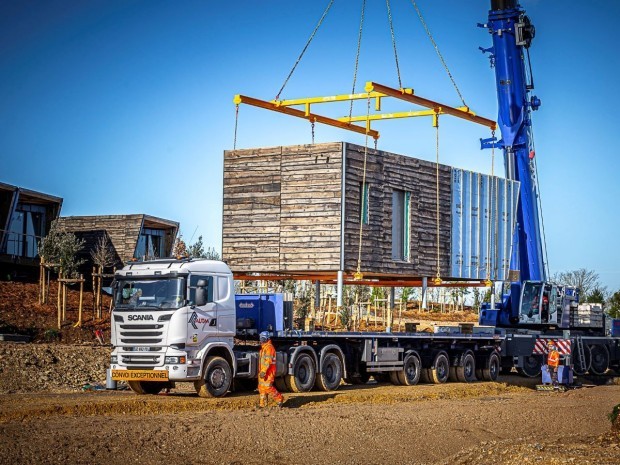 Chantier Ecolodgee Futuroscope