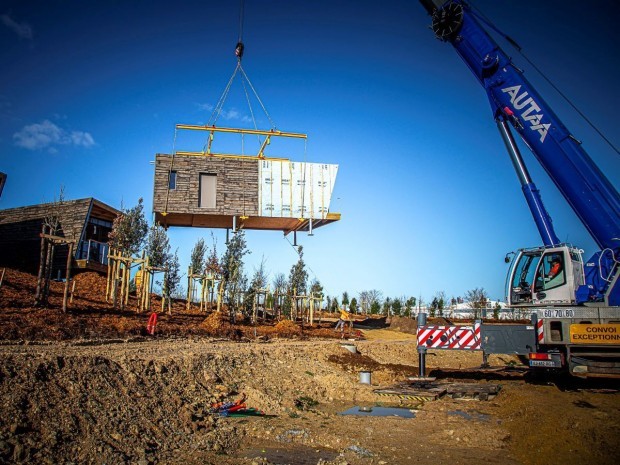 Chantier Ecolodgee Futuroscope