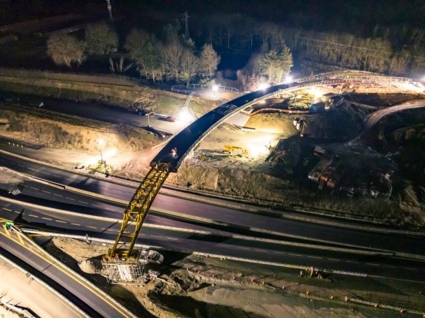 Lançage viaduc Porte de Gesvre Nantes