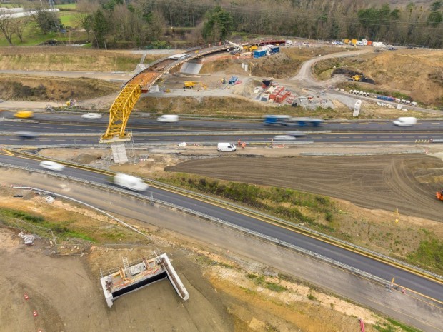 Lançage viaduc Porte de Gesvre Nantes