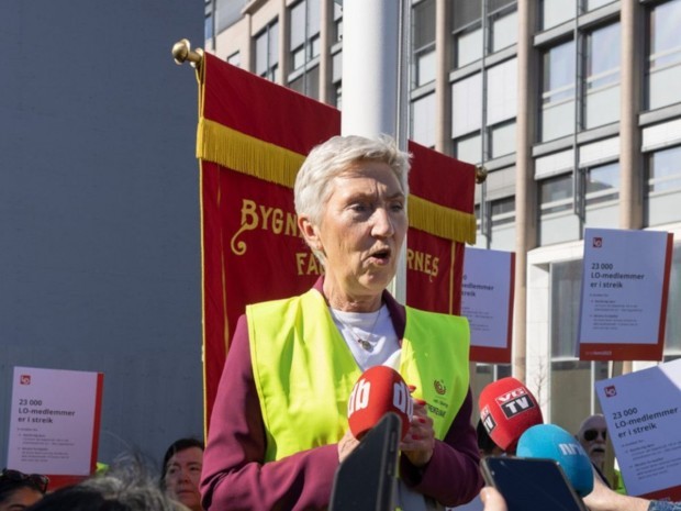 LO Norge syndicat Peggy Tema Streik Norvège