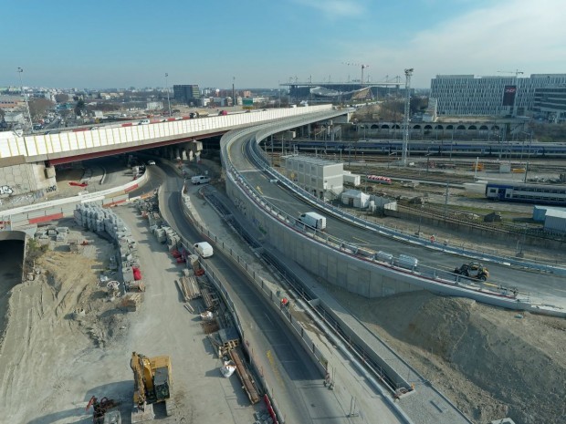 Chantier échangeur Pleyel