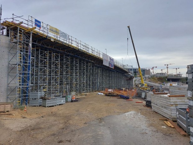 Chantier échangeur Pleyel