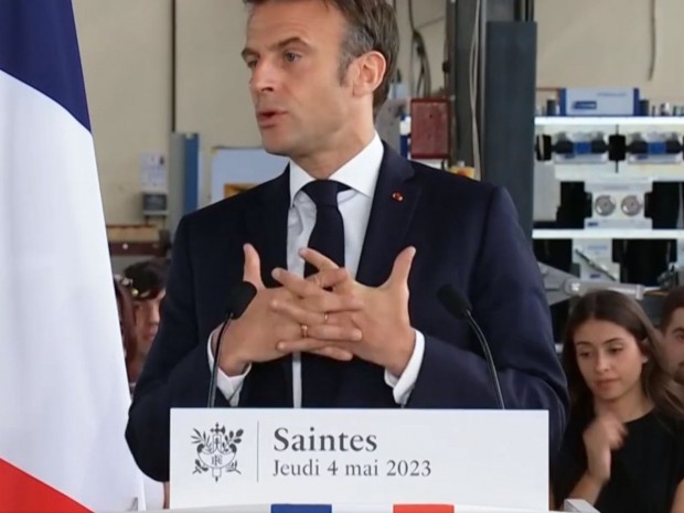 Emmanuel Macron 04052023