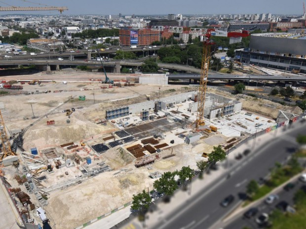 Campus condorcet La Chapelle chantier