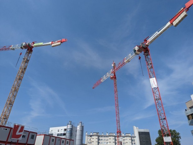 Chantier construction logements