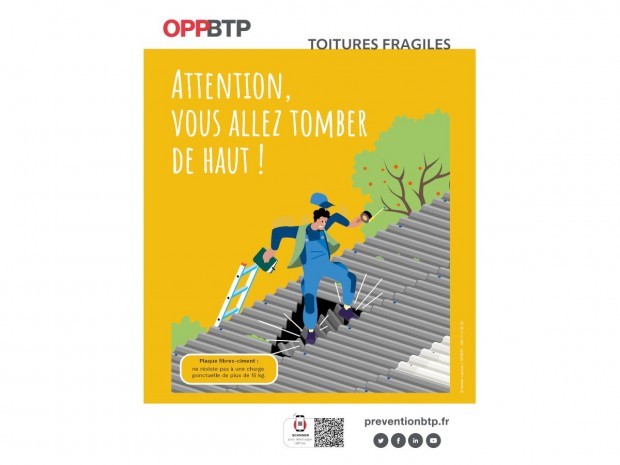 Campagne contre les chutes de hauteur de l'OPPBTP