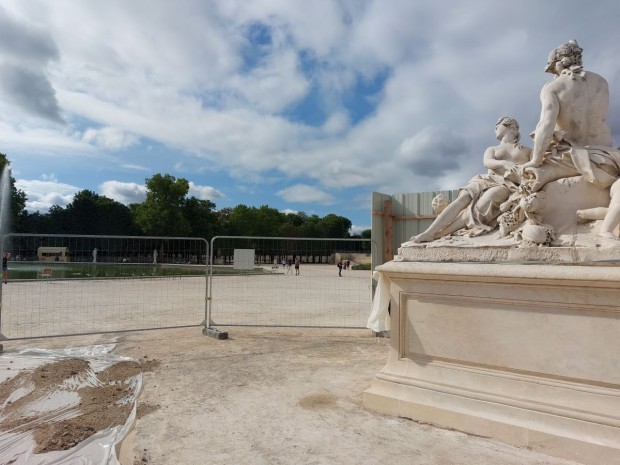 Travaux Colas Tuileries rampes Fer-à-cheval