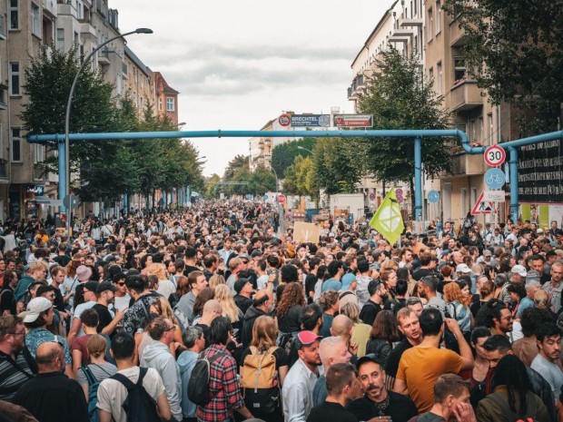 Berlin manifestation autoroute A100