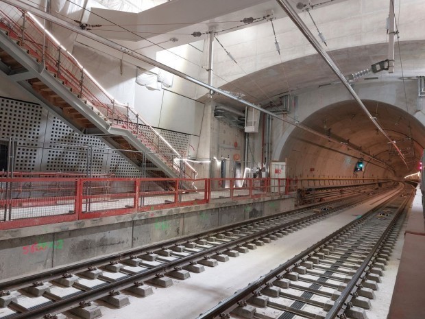 Eole Porte Maillot tunnel vers La Défense