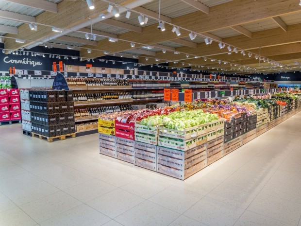 Magasin supermarché Lidl