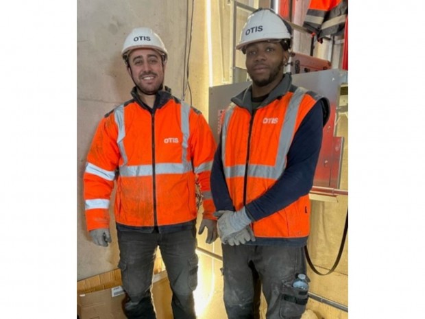 Otis chantier-école - Karim et Nathan