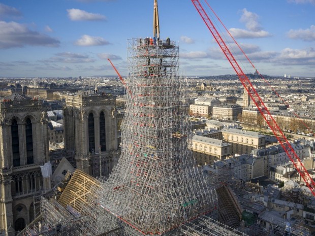 Flèche © David Bordes - Rebâtir Notre-Dame de Pari