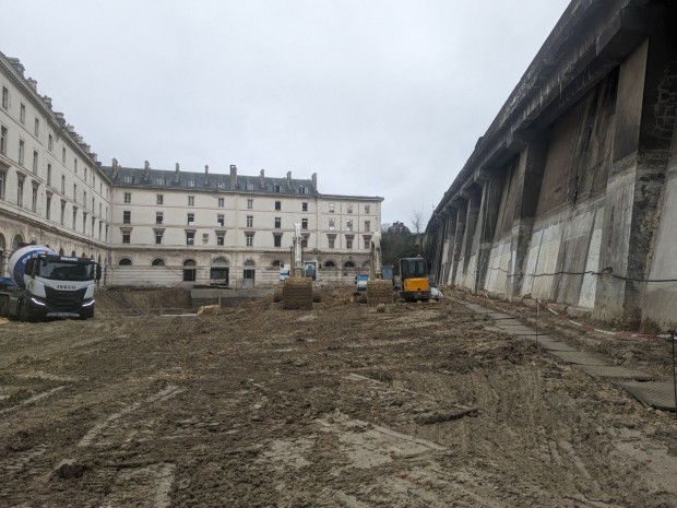 Chantier du Musée du Grand siècle, à Saint-Cloud