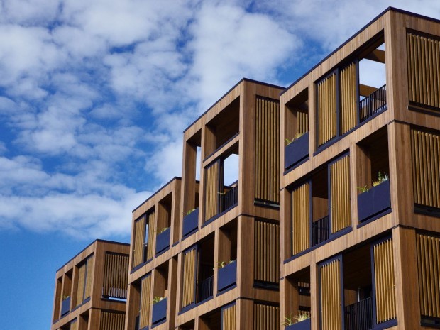 Photo bâtiment bois