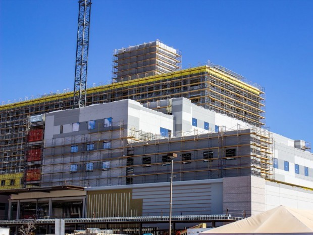 Hôpital en construction