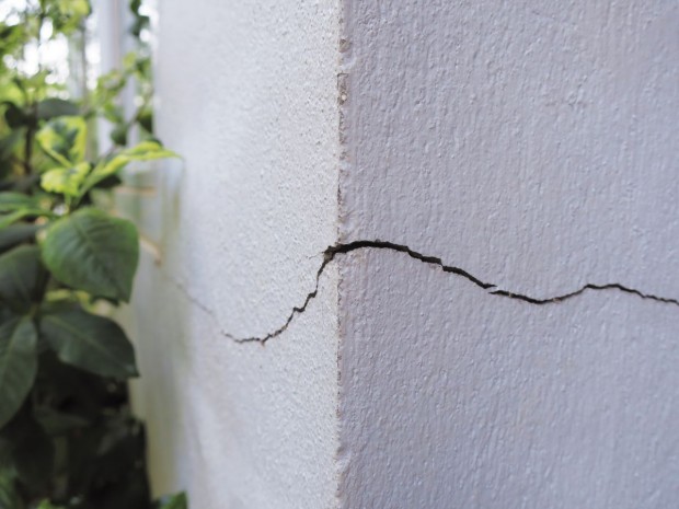 Mur fissuré