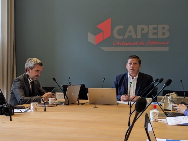 Conférence de presse de la Capeb, le 19 juin 2024. 