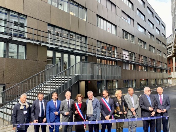 ESPCI PSL école chimie physique Paris inauguration Anne Démains Emmanuel Grégoire