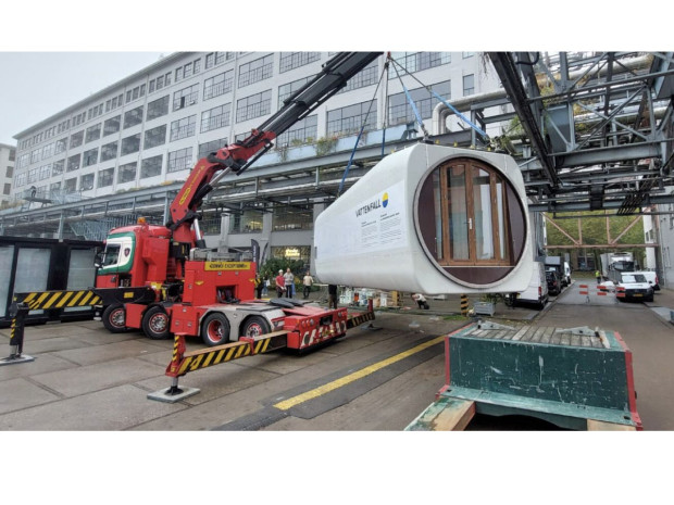 Vattenfall tiny house éolienne